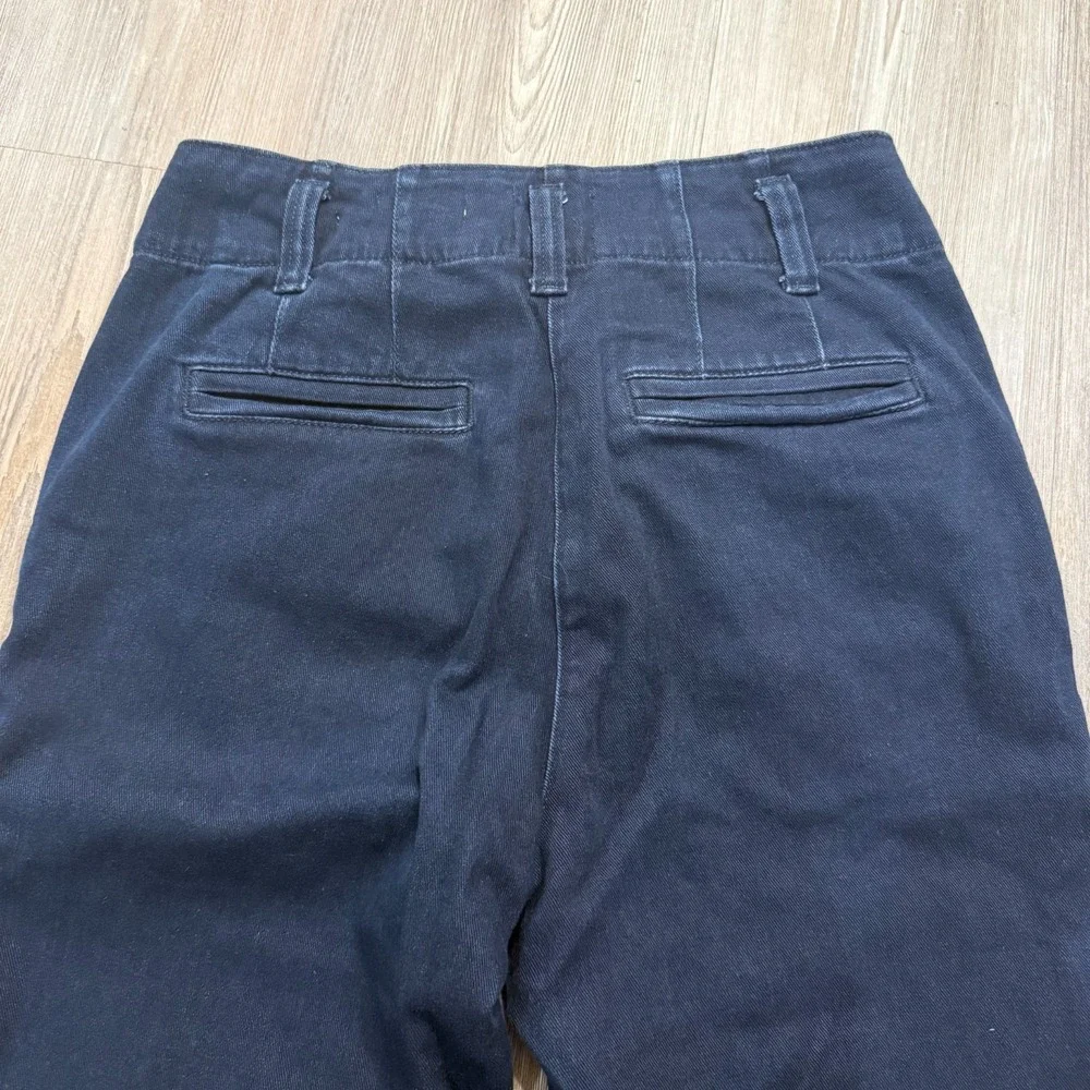 Maeve Antrhopologie Womens 28 Naomi Flare Jeans Navy
